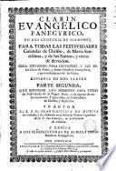 Clarín avangélico panegírico de todas las festividades