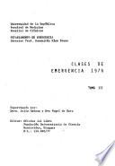 Clases de emergencia 1976