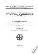 Clases sociales y tipos representivos en la novelística de Armando Palacio Valdés