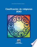Clasificación de religiones 2010