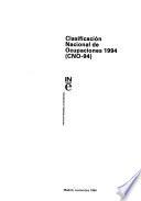 Clasificación nacional de ocupaciones 1994 (CNO-94)