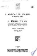 Classificación decimal universal