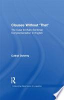 Clauses Without 'That'