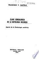 Clave genealógica de la mitología helenica