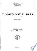 Climatological Data, Arizona
