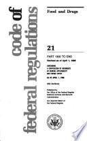 Code of Federal Regulations