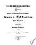 Codex diplomaticus Brandenburgensis