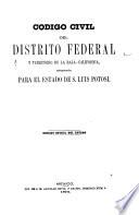 Código civil del Distrito Federal y territorio de la Baja-California