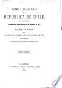 Código de aduanas de la República de Chile, que comprende la ordenanza promulgada en 26 de diciembre de 1872