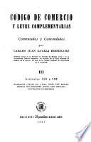 Código de comercio y leyes complementarias: Artículos 558 a 588