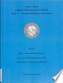 Código de ordenamientos de California