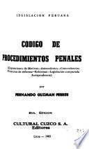 Código de procedimientos penales