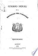Código penal de la República del Paraguay