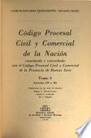 Código procesal civil y comercial de la nación: Artículos 559 a 784