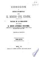 Códigos o estudios fundamentales sobre el derecho civil español