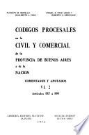 Códigos procesales en lo civil y comercial de la Provincia de Buenos Aires y de la Nación: pt. 1. Artículos 497 a 556