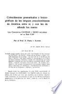Coincidencias gramaticales y lexicográficas de las lenguas precolombianas de América, entre sí, y con las de allende los mares