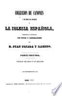 Coleccion de cánones de la iglesia española
