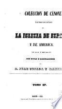 Colección de cánones y de todos los concilios de la iglesia de España y de América