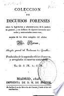 Coleccion de discursos forenses