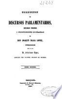 Colección de discursos parlamentarios, defensas forenses y producciones literarias