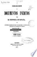 Colección de documentos inéditos para la historia de España