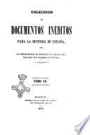 Coleccion de documentos ineditos para la historia de Espana