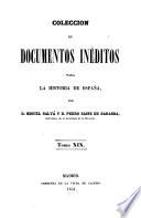 Colección de documentos inéditos para la historia de España