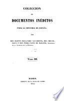 Colección de documentos inéditos para la historia de España
