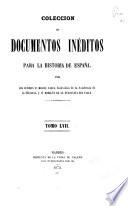 Colección de documentos inéditos para la historia de España