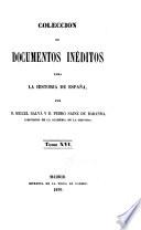 Colección de documentos inéditos para la historia de España
