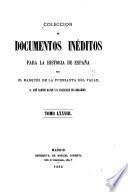 Colección de documentos inéditos para la historia de España ...