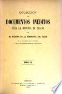 Colección de documentos inéditos para la historia de España