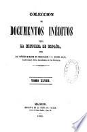 Coleccion de documentos ineditos para la historia de Espana