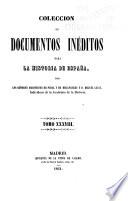 Colección de documentos inéditos para la historia de España ...