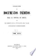 Colección de documentos inéditos para la historia de España