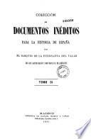 Coleccion de documentos ineditos para la historia de Espana