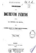 Colección de documentos inéditos para la historia de España