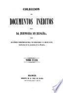Colección de documentos inéditos para la historia de España