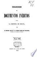 Colección de documentos inéditos para la historia de España