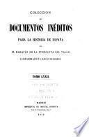 Colección de documentos inéditos para la historia de España
