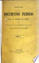 Colección de documentos inéditos para la historia de España