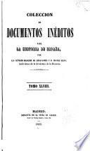 Colección de documentos inéditos para la historia de España