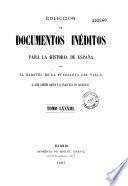 Coleccion de documentos ineditos para la historia de Espana