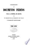 Colección de documentos inéditos para la historia de España