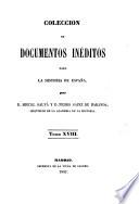 Coleccion de documentos ineditos para la historia de Espana. Por Martin Fernandez Navarete, Miguel Salva y Pedro Sainz de Baranda