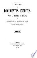 Coleccion de documentos ineditos para la historia de Espana. Por Martin Fernandez Navarete, Miguel Salva y Pedro Sainz de Baranda