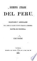 Coleccion de documentos literarios del Peru: Disertaciones geográficas y científicas del doctor Cosme Bueno