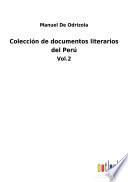 Colección de documentos literarios del Perú
