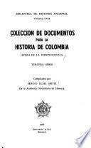 Colección de documentos para la historia de Colombia